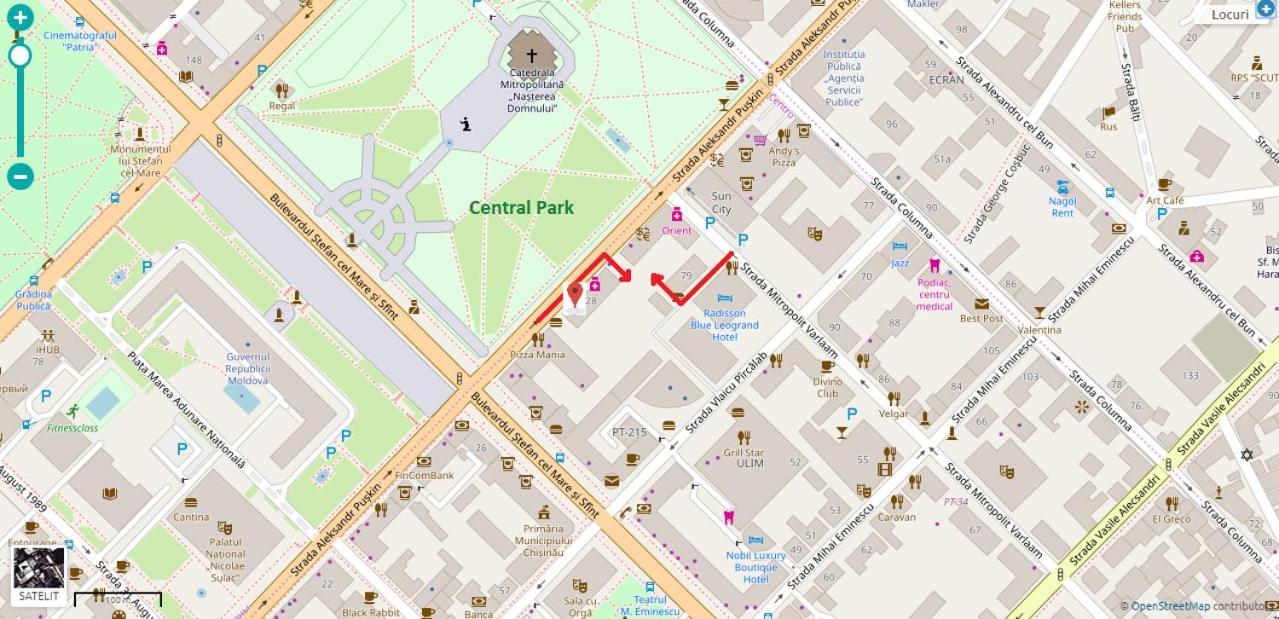 Ultra Central Park Apartments Кишинев Екстериор снимка